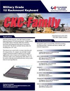 CKC Rugged Rackmount Keyboard