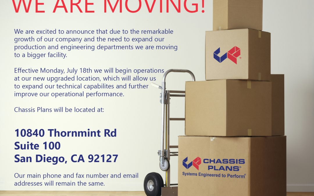 CP Technologies is Moving!